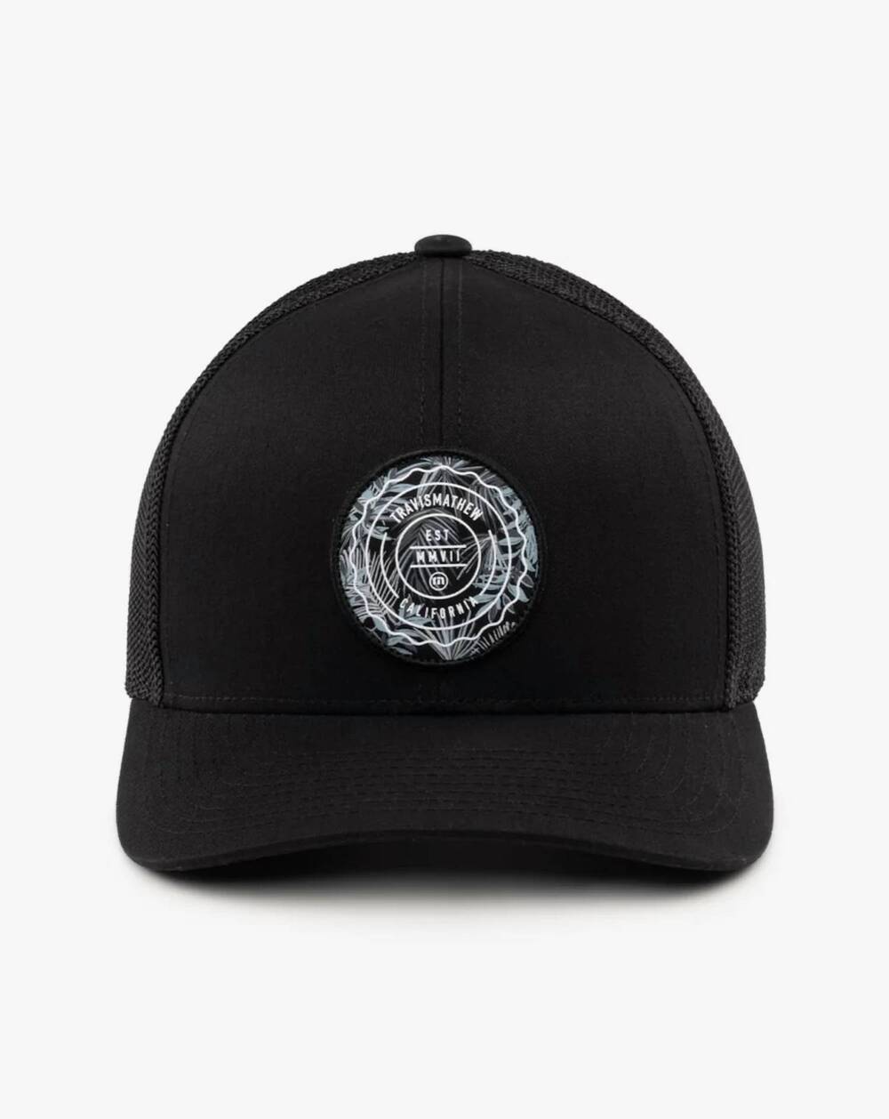 NEW TRAVISMATHEW patch floral snapback hat in black